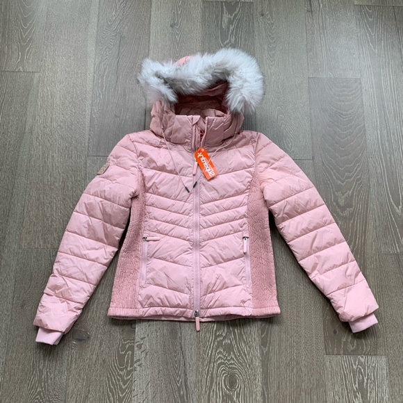 Superdry Jackets & Blazers - Superdry Luxe Fuji Jacket in pink